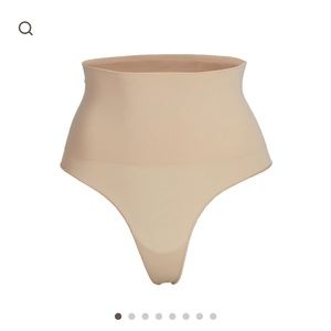 Skims Core Control Thong in Clay- Size XXS/XS